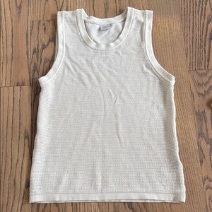 Cotton On Cream Knit Top Size Medium